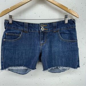 Oakley Womwn’s size 27 Y2K Low Rise Cut Off Jean Shorts